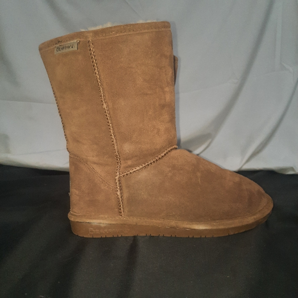 Bear Paws Emma short Mid calf Hickory Tan Boot